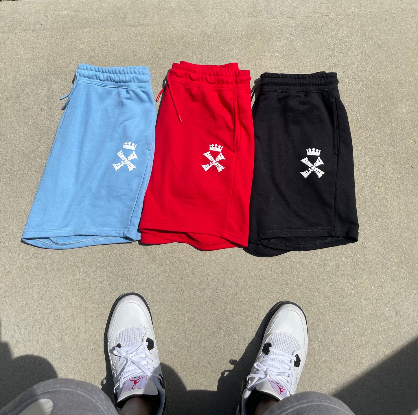 French terry shorts