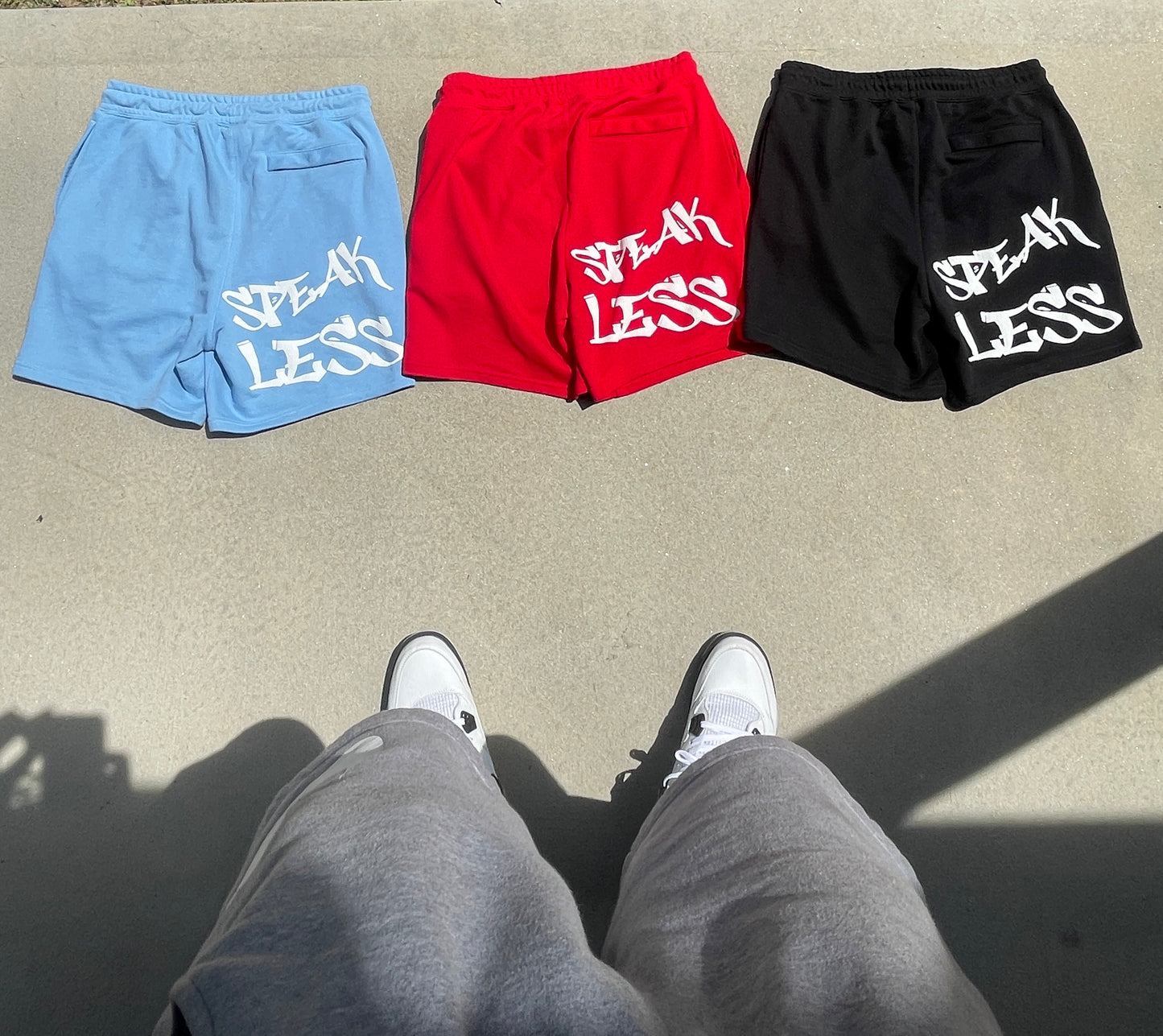 French terry shorts